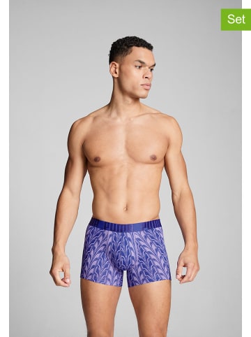 Puma 2er-Set: Boxershorts in Lila/ Blau