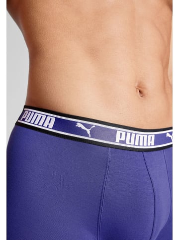 Puma Bokserki (2 pary) w kolorze czarno-niebieskim