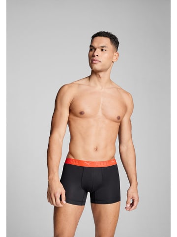 Puma 2er-Set: Boxershorts in Anthrazit/ Schwarz