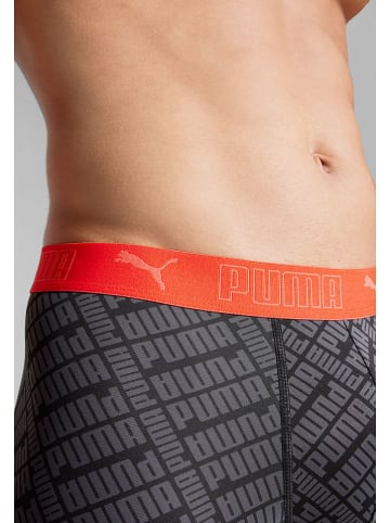 Puma 2er-Set: Boxershorts in Anthrazit/ Schwarz