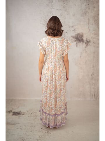 Lula Natura Kleid in Beige/ Orange