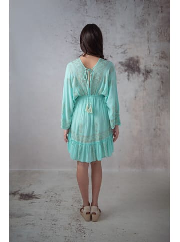 Lula Natura Jurk turquoise