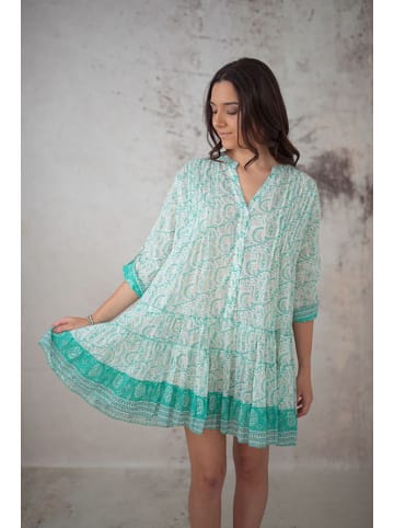 Lula Natura Jurk turquoise