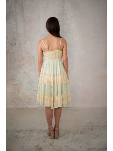 Lula Natura Kleid in Gelb/ Grün