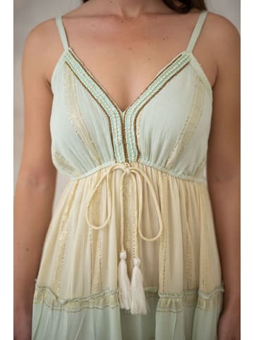 Lula Natura Kleid in Gelb/ Grün