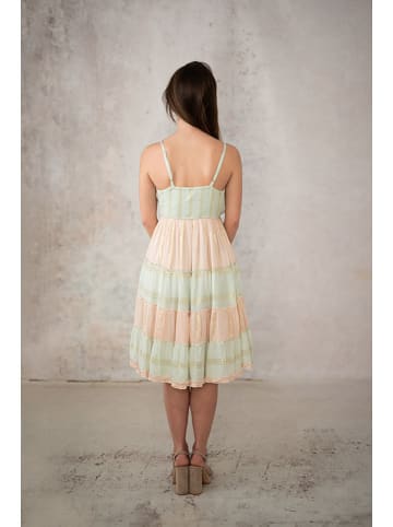 Lula Natura Kleid in Grün/ Orange