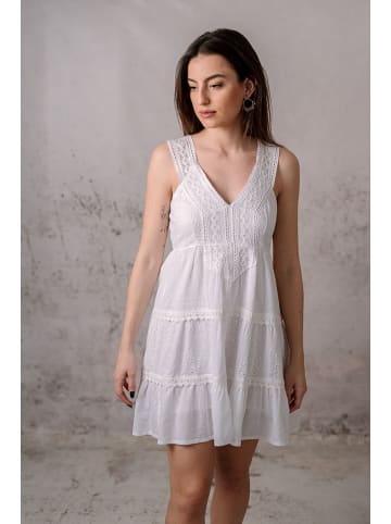 Lula Natura Jurk wit