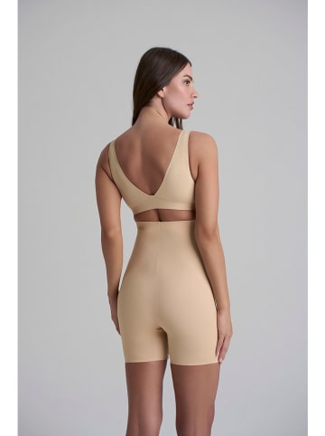Bye Bra Szorty modelujące w kolorze beżowym