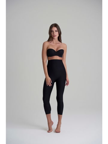 Bye Bra Shape-Capri-Leggings in Schwarz