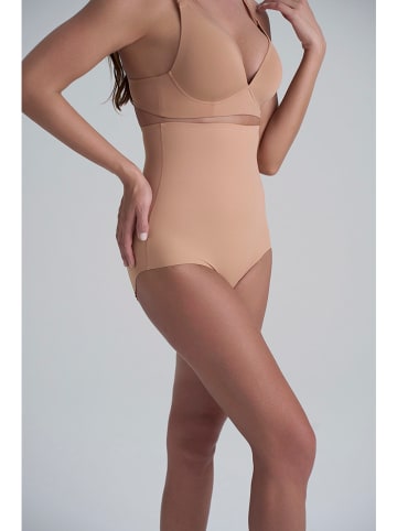 Bye Bra Figi modelujące w kolorze beżowym