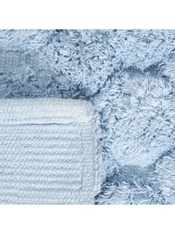 Homla Badematte "Bolle" in Hellblau - (L)50 x (B)80 cm