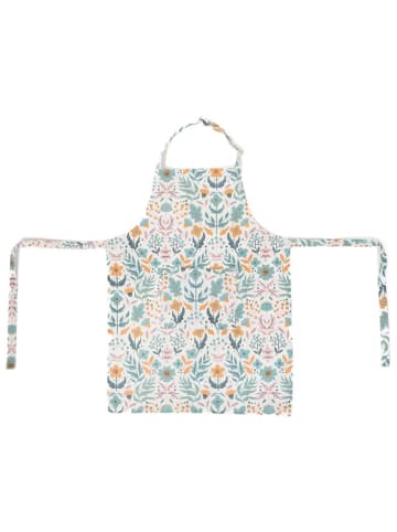 Homla Kochschürze in Hellblau/ Hellbraun - (L)60 x (B)80 cm