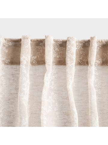 Homla Schlaufengardine "Paola" in Beige - (L)250 x (B)140 cm