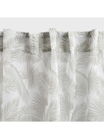 Homla Schlaufengardine "Pella" in Beige/ Grau - (L)250 x (B)140 cm