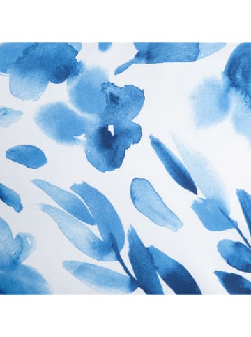 Homla Mikrofaser-Bettwäsche-Set "Madog" in Blau/ Weiß - (L)140 x (B)200 cm
