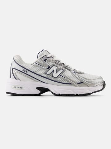 New Balance Sneakers "740" in Grau/ Weiß