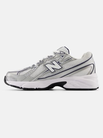 New Balance Sneakers "740" in Grau/ Weiß