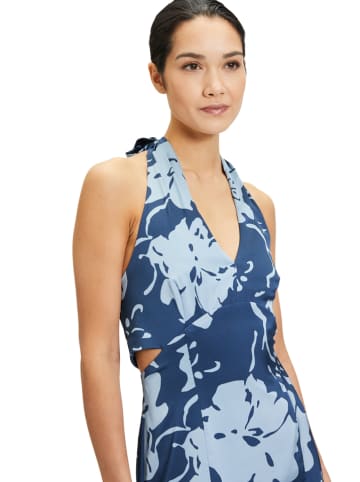 Vera Mont Jurk donkerblauw/lichtblauw