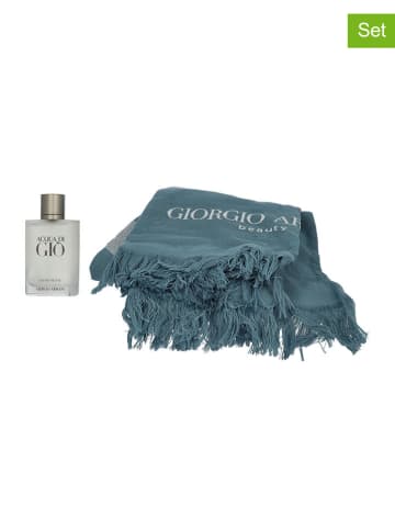 Giorgio Armani 2tlg. Set: "Acqua Di Gio" - EdT und Strandtuch