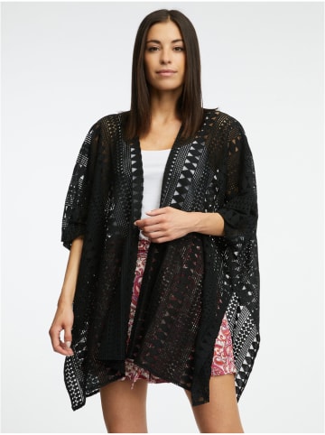 orsay Poncho in Schwarz