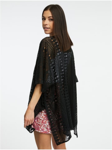 orsay Poncho in Schwarz