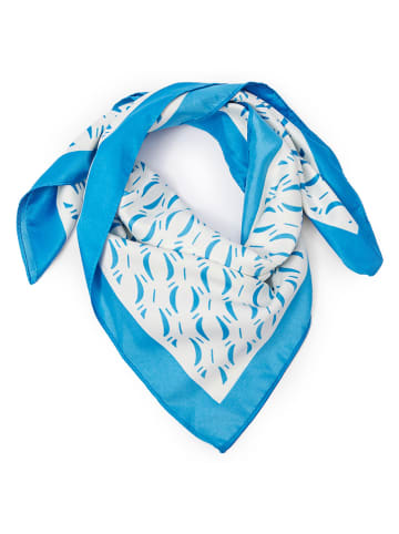 orsay Tuch in Weiß/ Blau - (L)55 x (B)55 cm