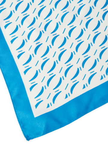 orsay Tuch in Weiß/ Blau - (L)55 x (B)55 cm