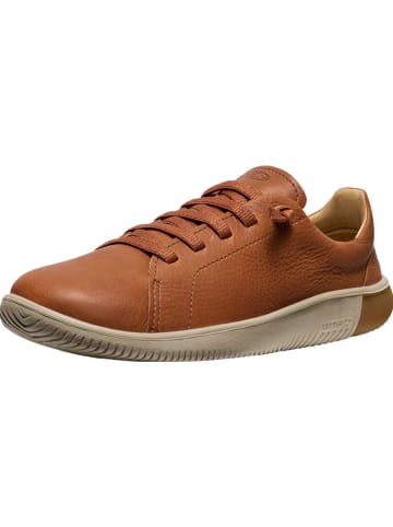 Keen Skórzane sneakersy "KNX" w kolorze jasnobrązowym