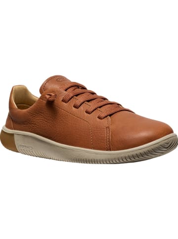 Keen Skórzane sneakersy "KNX" w kolorze jasnobrązowym