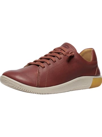Keen Skórzane sneakersy "KNX" w kolorze czerwonym