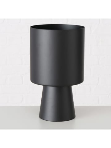 Boltze 2er-Set: Übertöpfe "Lenka" in Schwarz