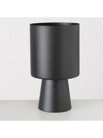 Boltze 2er-Set: Übertöpfe "Lenka" in Schwarz