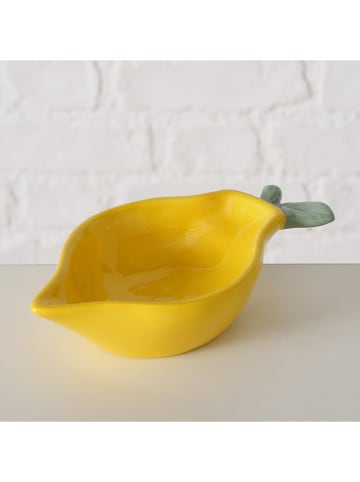 Boltze Miska "Zitronella" w kolorze żółtym do serwowania - 16 x 9,5 cm