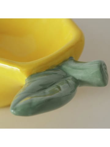 Boltze Miska "Zitronella" w kolorze żółtym do serwowania - 16 x 9,5 cm