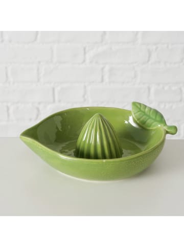 Boltze Zitronenpresse "Lime" in Grün - (H)5 cm