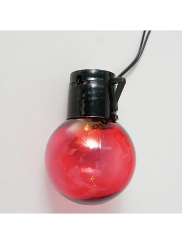 Boltze Lichterkette "Loma" in Rot/ Gelb/ Grün - (L)165 cm