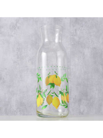 Boltze Karaffe "Palermo" in Transparent/ Gelb/ Grün - 1,2 l