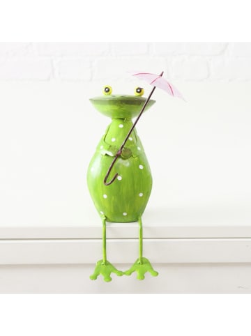 Boltze Dekofigur "Frolin" in Grün - (H)29 cm