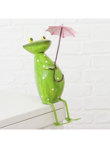 Boltze Figurka dekoracyjna "Frolin" w kolorze zielonym - wys. 29 cm