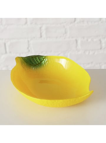 Boltze Miska "Limone" w kolorze żółtym do serwowania - 16,5 x 11 cm