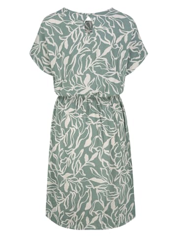Eight2Nine Kleid in Grün/ Creme