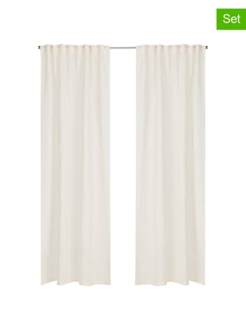 Ellos Home 2er-Set: Mehrbandgardinen "Cornelia" in Beige