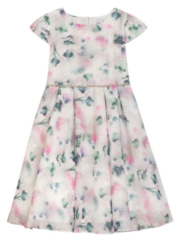 Danamade Kleid "Draja" in Creme/ Grün/ Rosa