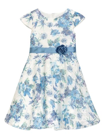 Danamade Jurk "Dneyla" blauw/wit