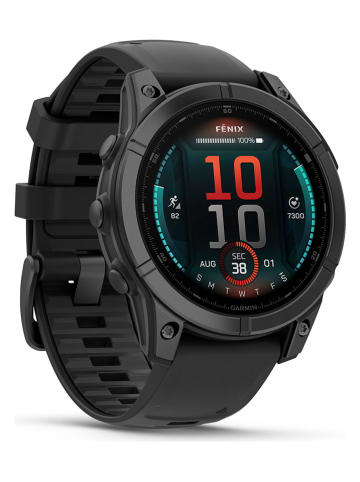Garmin GPS-Multisport-Smartwatch "fenix E" in Schwarz