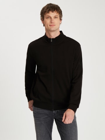 Cross Jeans Sweatjacke in Schwarz