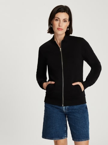 Cross Jeans Sweatjacke in Schwarz