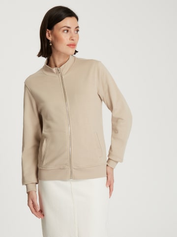 Cross Jeans Sweatjacke in Beige