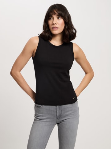 Cross Jeans Top w kolorze czarnym