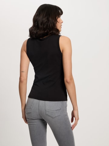 Cross Jeans Top w kolorze czarnym